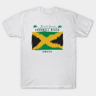 Cornwall Beach - Serene Coastal Escape T-Shirt